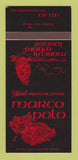 Matchbook Cover - Marco Polo Italian Restaurant St Paul? MN 30 Strk SAMPLE
