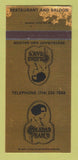 Matchbook Cover - Soledad Franco Restaurant San Diego CA WORN 30 Strk SAMPLE