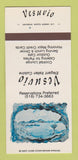 Matchbook Cover - Vesuvio Italian Restaurant Hensonville NY 30 Strk SAMPLE