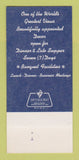 Matchbook Cover - Le Mont Pittsburgh PA restaurant 30 Strk SAMPLE