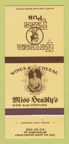 Matchbook Cover - Khyber Pass Pub Philadelphia PA 30 Strk SAMPLE