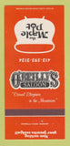Matchbook Cover - O'Reilly's Saloon Maple Pot Jones Mills PA 30 Strk SAMPLE