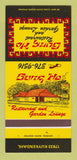 Matchbook Cover - Gung Ho Restaurant Spring TX 30 Strk SAMPLE