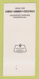 Matchbook Cover - Restaurant Sunjuk Los Angeles CA 30 Strk SAMPLE