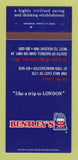 Matchbook Cover - Bentley's St Louis Lake of the Ozarks MO 30 Strk SAMPLE