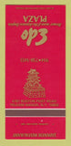 Matchbook Cover - Edo Plaza Japanese Restaurant Pelham Manor NY 30 Strk SAMPLE