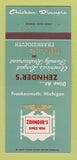 Matchbook Cover - Zehnder's Restaurant Frankenmuth MI 30 Strk SAMPLE