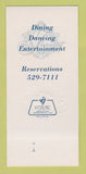Matchbook Cover - Fairmont Hotel New Orleans LA Blue Room 30 Strk SAMPLE