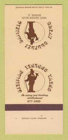 Matchbook Cover - Great Godfrey Daniels Skokie IL  30 Strk SAMPLE