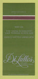 Matchbook Cover DiLullo's Italian Restaurant Lighthouse Point FL 30 Strk SAMPLE