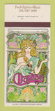 Matchbook Cover - Daphne's Sheraton Inn Newark NJ girlie 30 Strk SAMPLE