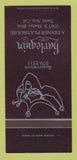 Matchbook Cover - Harlequin Dinner Playhouse Santa Ana CA 30 Strk SAMPLE