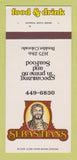 Matchbook Cover - Sebastians Restaurant Boulder Colorado 30 Strk SAMPLE