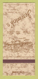 Matchbook Cover - Jeremiah's Restaurant Kirkwood MO 30 Strk SAMPLE