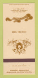 Matchbook Cover - Samantha Restaurant New York City 30 Strk SAMPLE