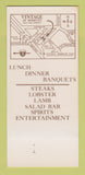 Matchbook Cover - Vintage Restaurant Modesto CA 30 Strk SAMPLE