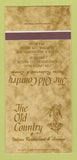 Matchbook Cover - Old Country Italian Aurora Lakewood Colorado 30 Strk SAMPLE