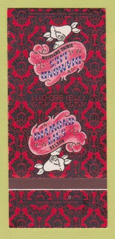 Matchbook Cover - Diamond Lil's Marriott Hotel Houston TX 30 Strk SAMPLE