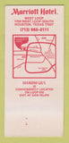 Matchbook Cover - Diamond Lil's Marriott Hotel Houston TX 30 Strk SAMPLE