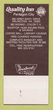 Matchbook Cover - Sky Dome Penthouse Arlington VA Quality Inn 30 Strk SAMPLE