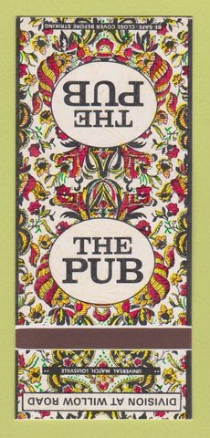 Matchbook Cover - The Pub KY? 30 Strk SAMPLE