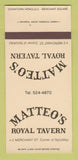 Matchbook Cover - Matteo's Honolulu Hawaii 30 Strk SAMPLE