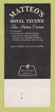 Matchbook Cover - Matteo's Honolulu Hawaii 30 Strk SAMPLE