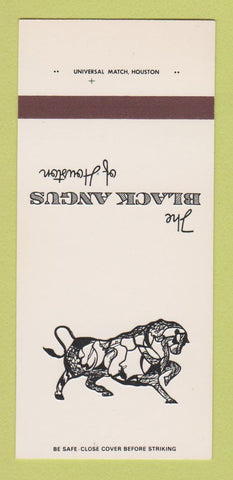 Matchbook Cover - Black Angus Houston TX 30 Strk SAMPLE