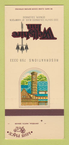 Matchbook Cover - Wellshire Inn Denver Colorado Leo's Place 30 Strk SAMPLE