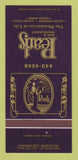 Matchbook Cover - Pearls Bar Restaurant Boulder Colorado girlie 30 Strk SAMPLE