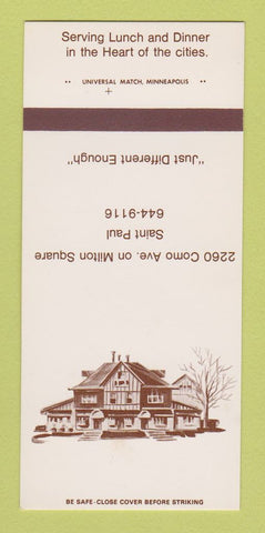 Matchbook Cover - Muffuletta? Restaurant St Paul MN 30 Strk SAMPLE