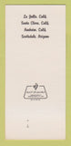 Matchbook Cover Who Song Larry's Cantina La Jolla Santa Clara CA 30 Strk SAMPLE