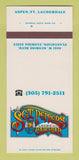 Matchbook Cover - Sgt Peppers Cafe Bar Plantation FL Aspen  30 Strk SAMPLE