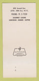 Matchbook Cover - Rita Dimitri's La Chansonnette New York City 30 Strk SAMPLE
