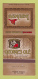 Matchbook Cover - Mombero George's Ole Mexican Phoenix AZ 30 Strk SAMPLE