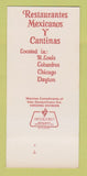 Matchbook Cover - Casa Gallardo Mexican St Louis Chicago Columbus 30 Strk SAMPLE