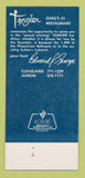 Matchbook Cover - Tangier Restaurant Akron OH 30 Strk SAMPLE