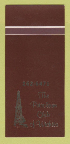 Matchbook Cover - Petroleum Club of Wichita KS 30 Strk SAMPLE