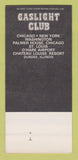 Matchbook Cover - Gaslight Club Chicago Washington DC St Louis 30 Strk SAMPLE