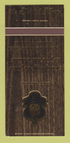 Matchbook Cover - The Bristol House Glenview IL 30 Strk SAMPLE