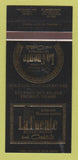 Matchbook Cover - La Fuente Restaurant San Francisco CA 30 Strk SAMPLE