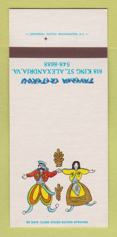 Matchbook Cover - Taverna Cretekou Alexandria VA girlie 30 Strk SAMPLE