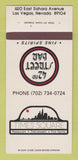 Matchbook Cover - Times Square Restaurant Las Vegas NV 30 Strk SAMPLE