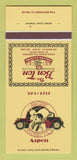 Matchbook Cover - Bon Ton Paddy Bugatti's Aspen Ouray Colorado 30 Strk SAMPLE