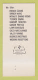 Matchbook Cover - La Maison du Gourmet Roanoke VA 30 Strk SAMPLE