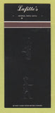 Matchbook Cover - Lafitte's Seattle WA 30 Strk SAMPLE