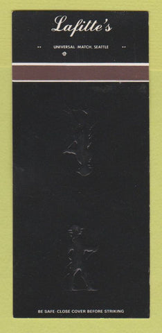 Matchbook Cover - Lafitte's Seattle WA 30 Strk SAMPLE