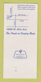 Matchbook Cover - Luke's Villa Grove Lounge Golden Colorado 30 Strk SAMPLE