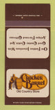 Matchbook Cover - Cracker Barrel Restaurants CHAIN 30 Strk SAMPLE