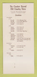 Matchbook Cover - Cracker Barrel Restaurants CHAIN 30 Strk SAMPLE